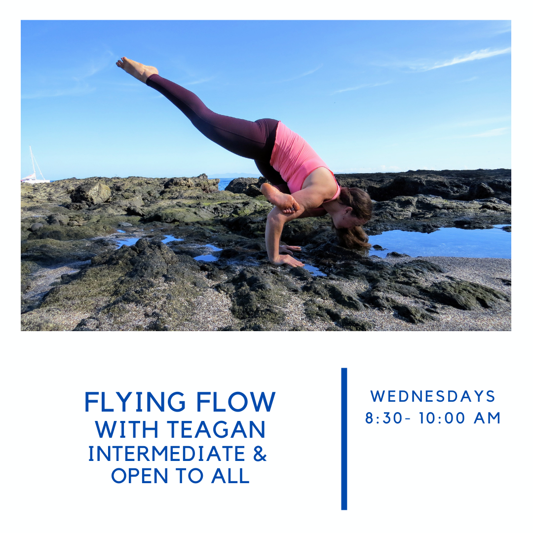 Flying Flow Vinyasa with Teagan Patell Coco Yoga and Wellness