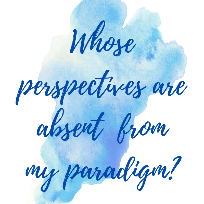 Whose perspectives are absent from my paradigm?

Coco Yoga & Wellness